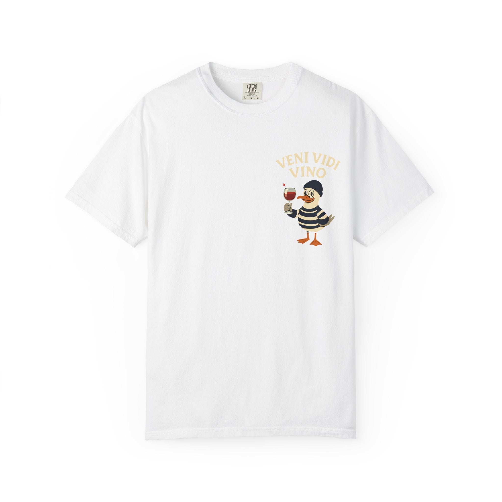 Veni vidi vino- Duck T-shirt Unisex
