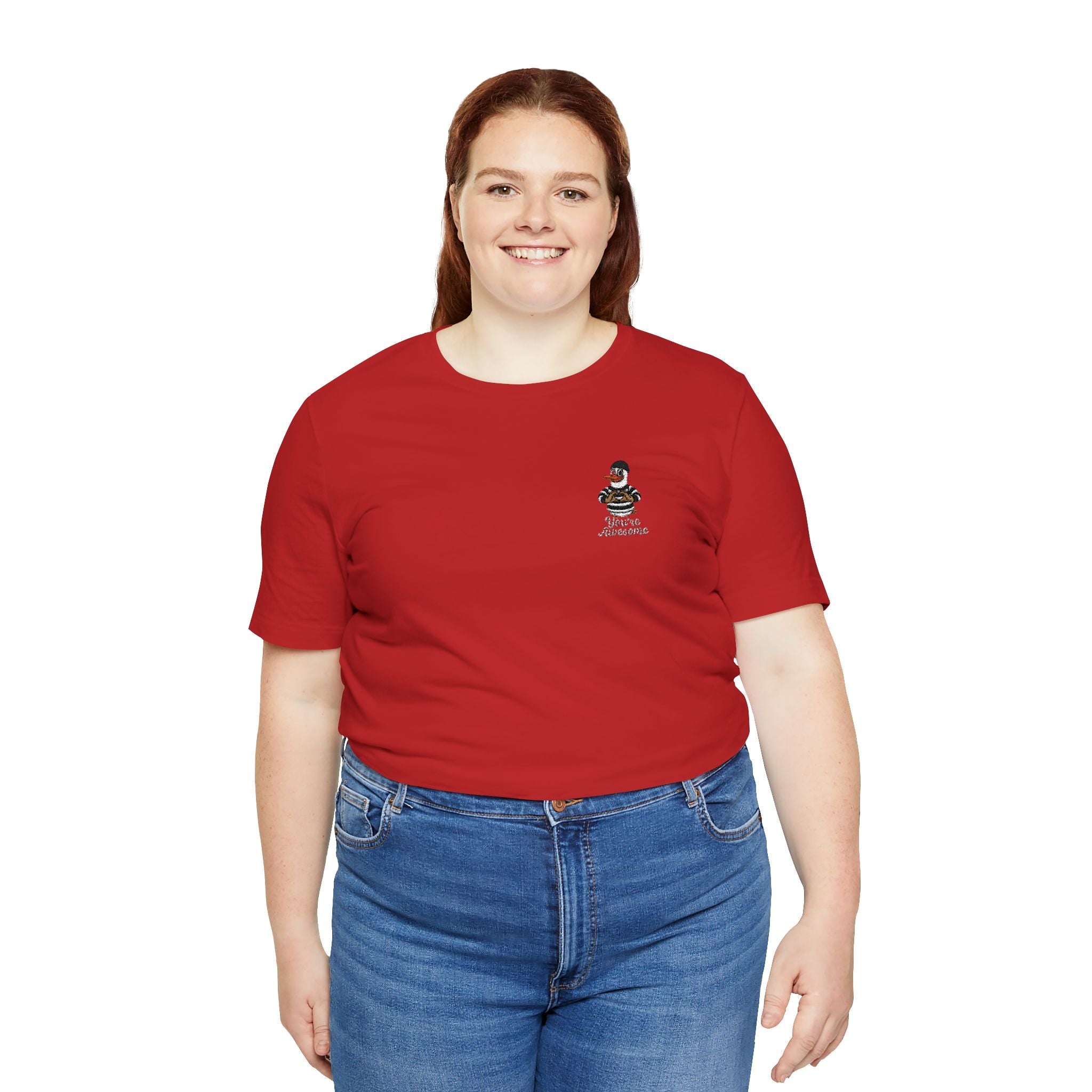 „you’re awesome“ Duck Tee for Casual Wear