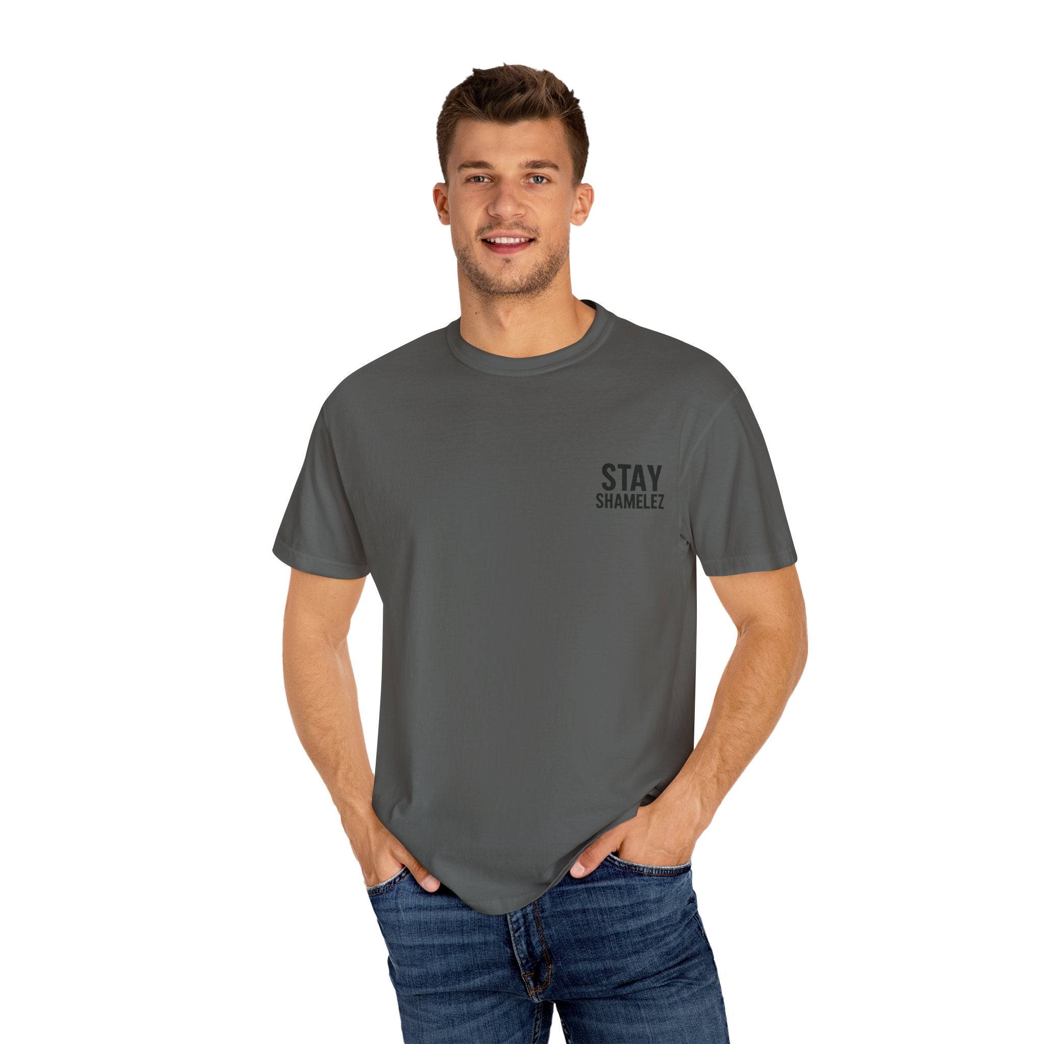 Stay Shamelez Unisex Garment-Dyed T-Shirt