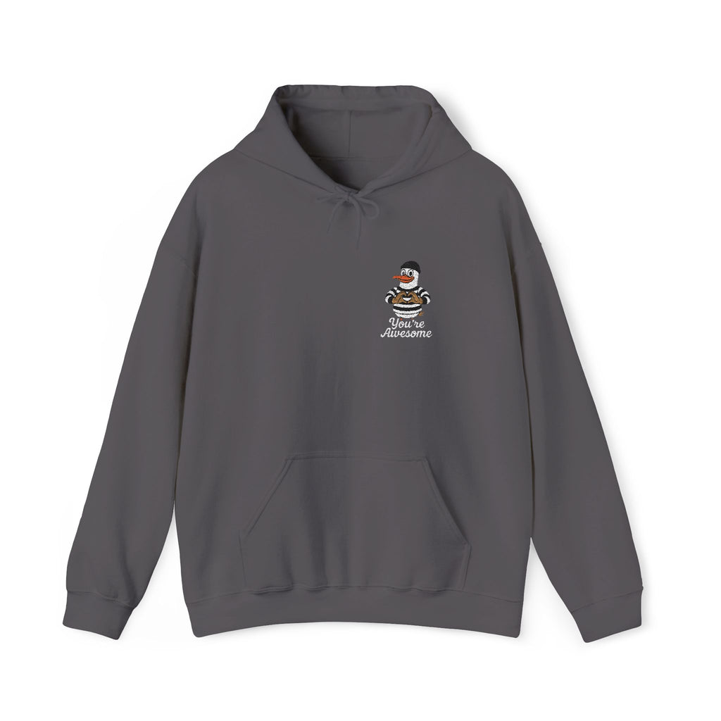 „You‘re awesome“ Duck Unisex Hooded Sweatshirt