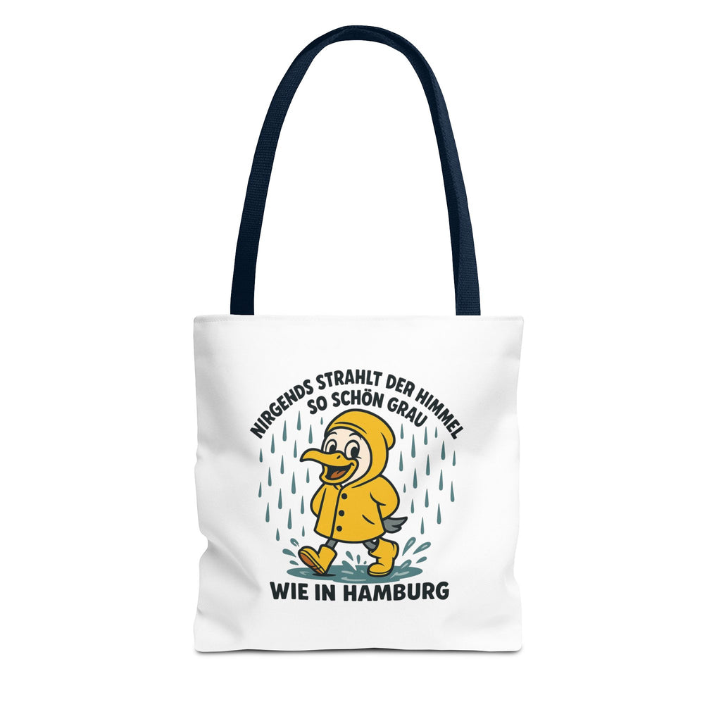 Whimsical Hamburg Rainy Day Tote Bag