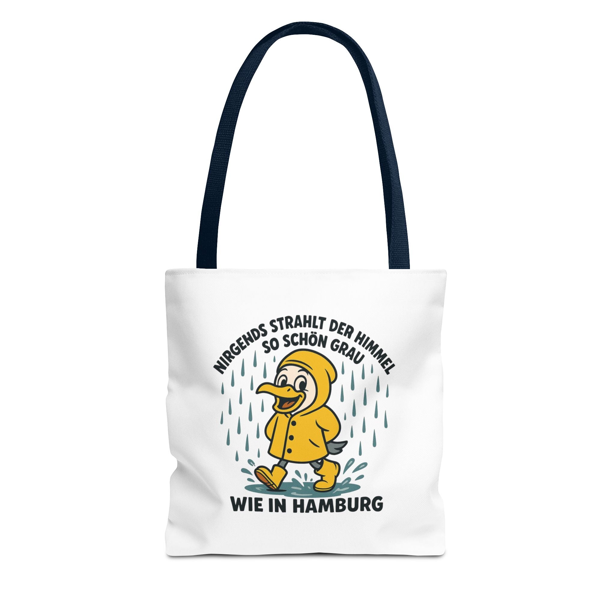 Whimsical Hamburg Rainy Day Tote Bag
