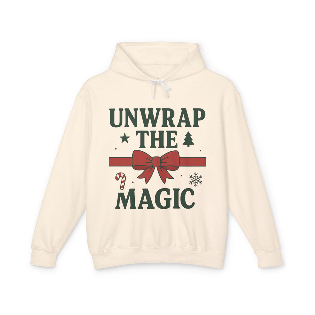 Unisex Lightweight Hooded Sweatshirt - Unwrap the Magic