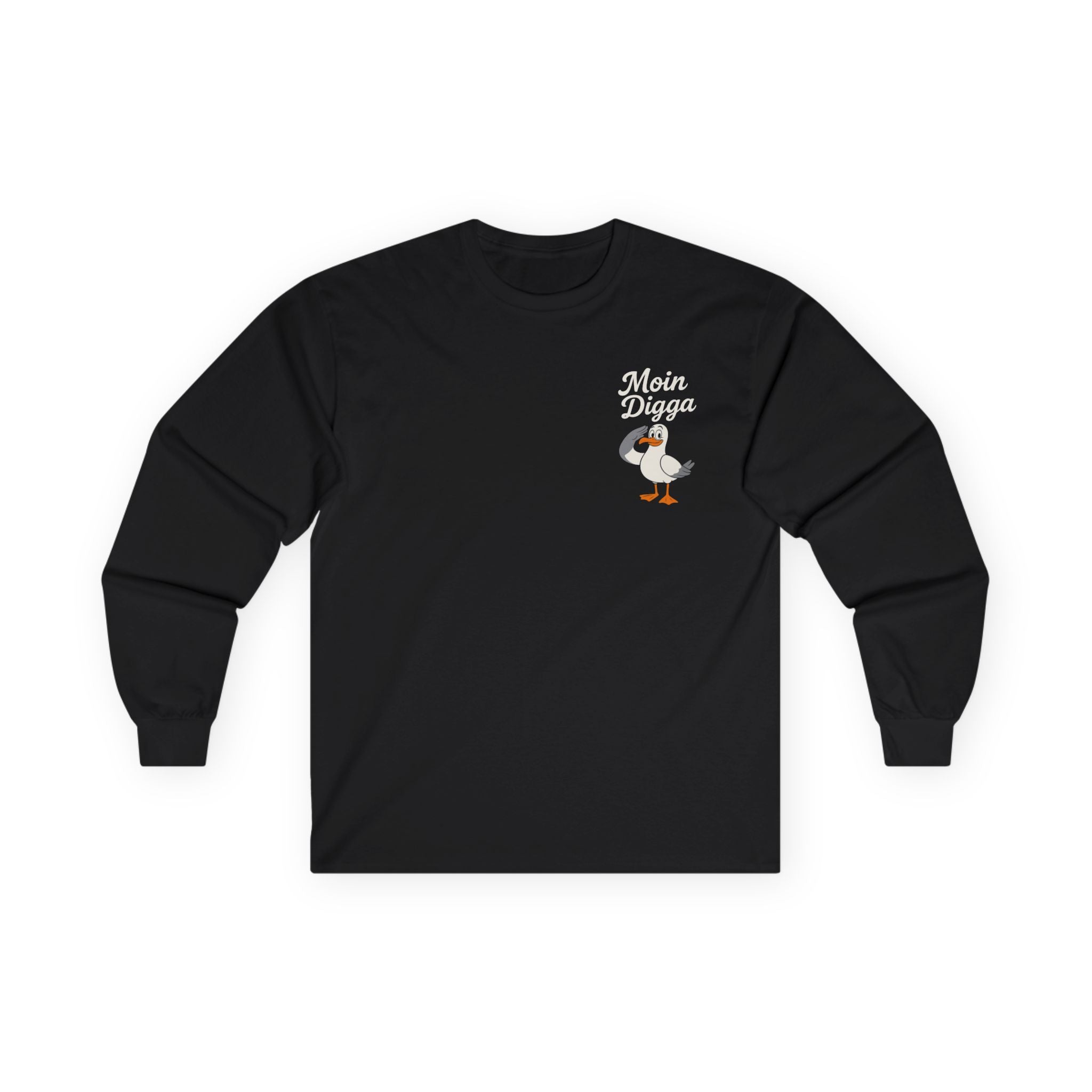 Moin Digga Long Sleeve Tee, Cozy Unisex