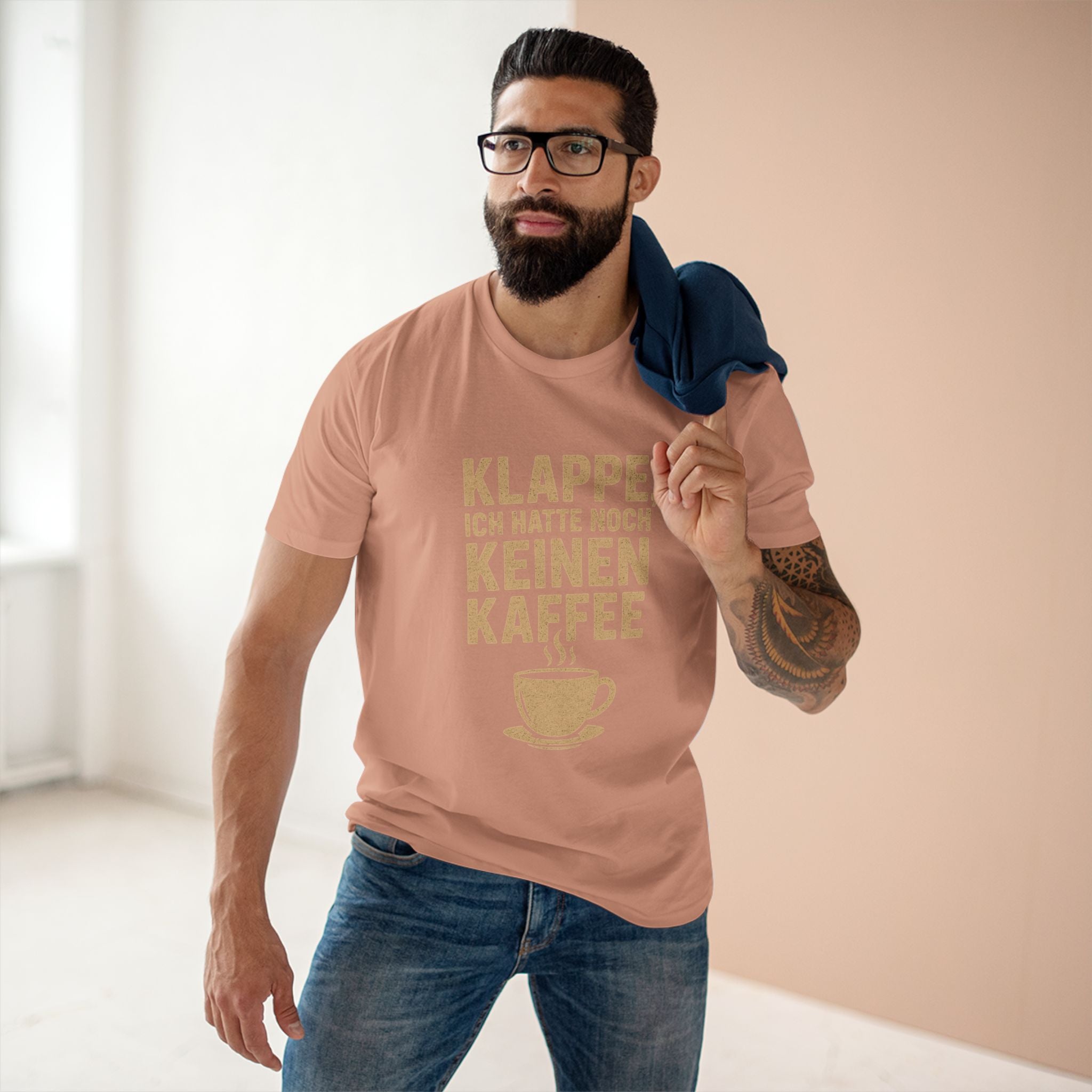 KLAPPE, ICH HATTE NOCH KEINEN KAFFEE - Unisex T-Shirts