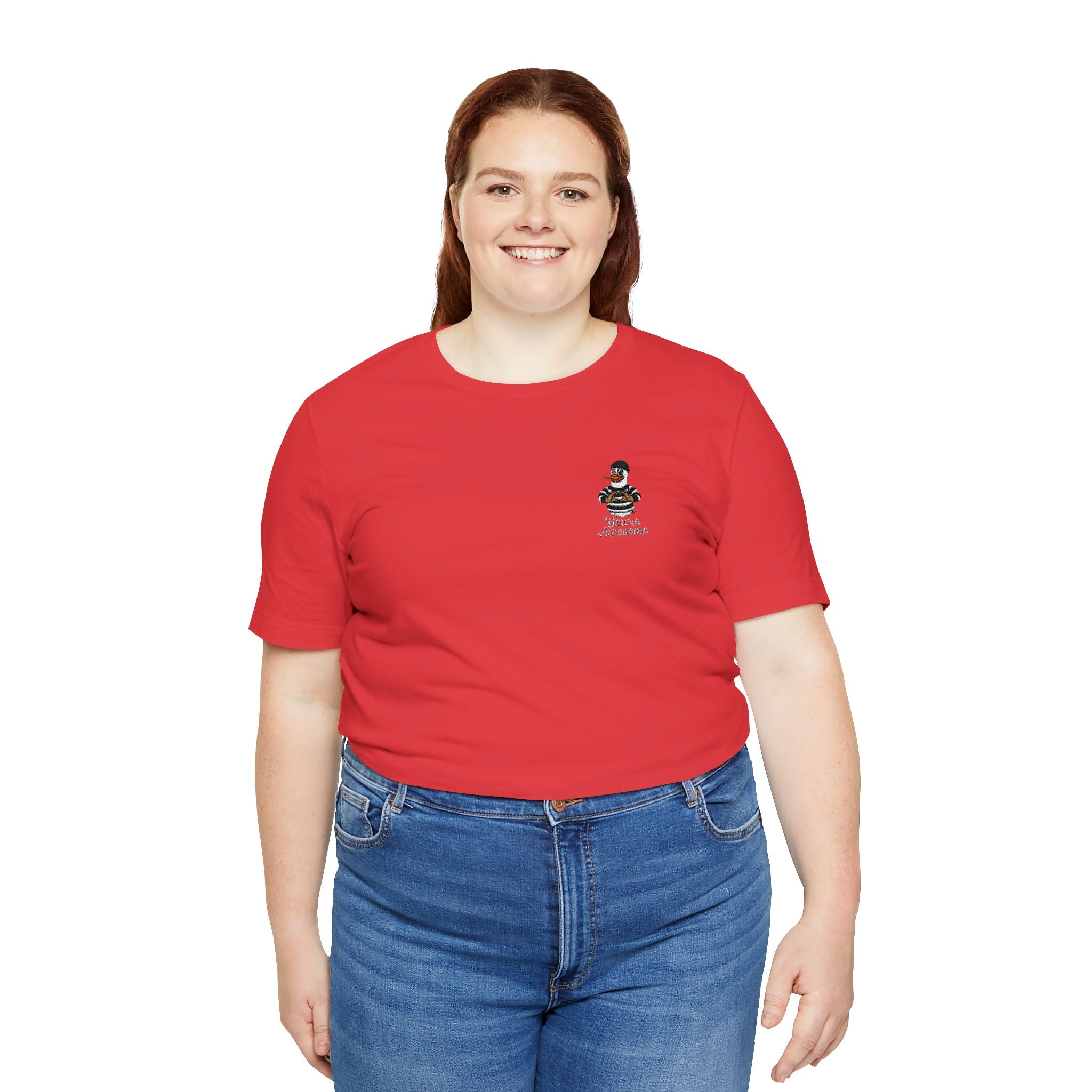 „you’re awesome“ Duck Tee for Casual Wear