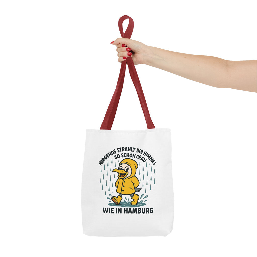 Whimsical Hamburg Rainy Day Tote Bag