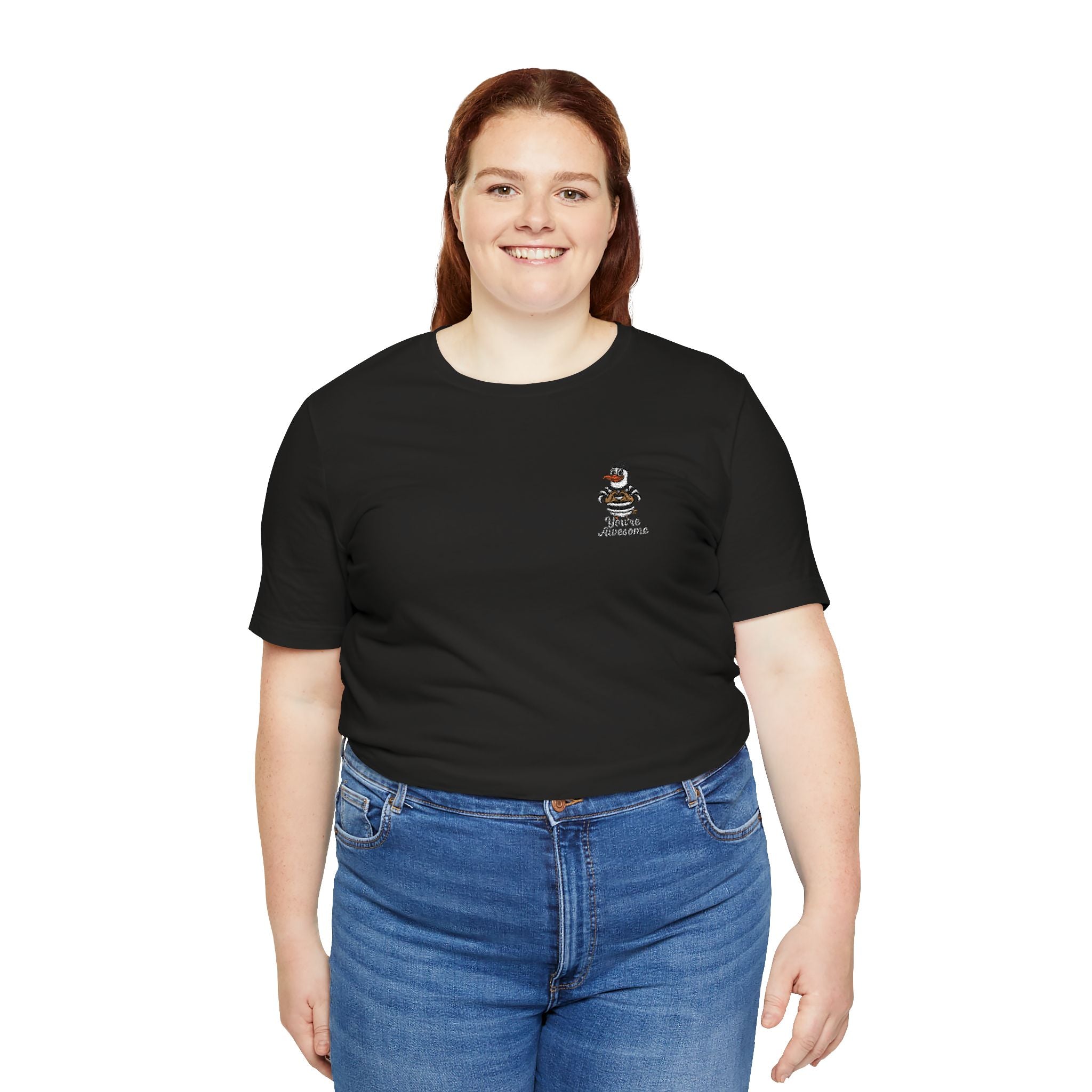 „you’re awesome“ Duck Tee for Casual Wear