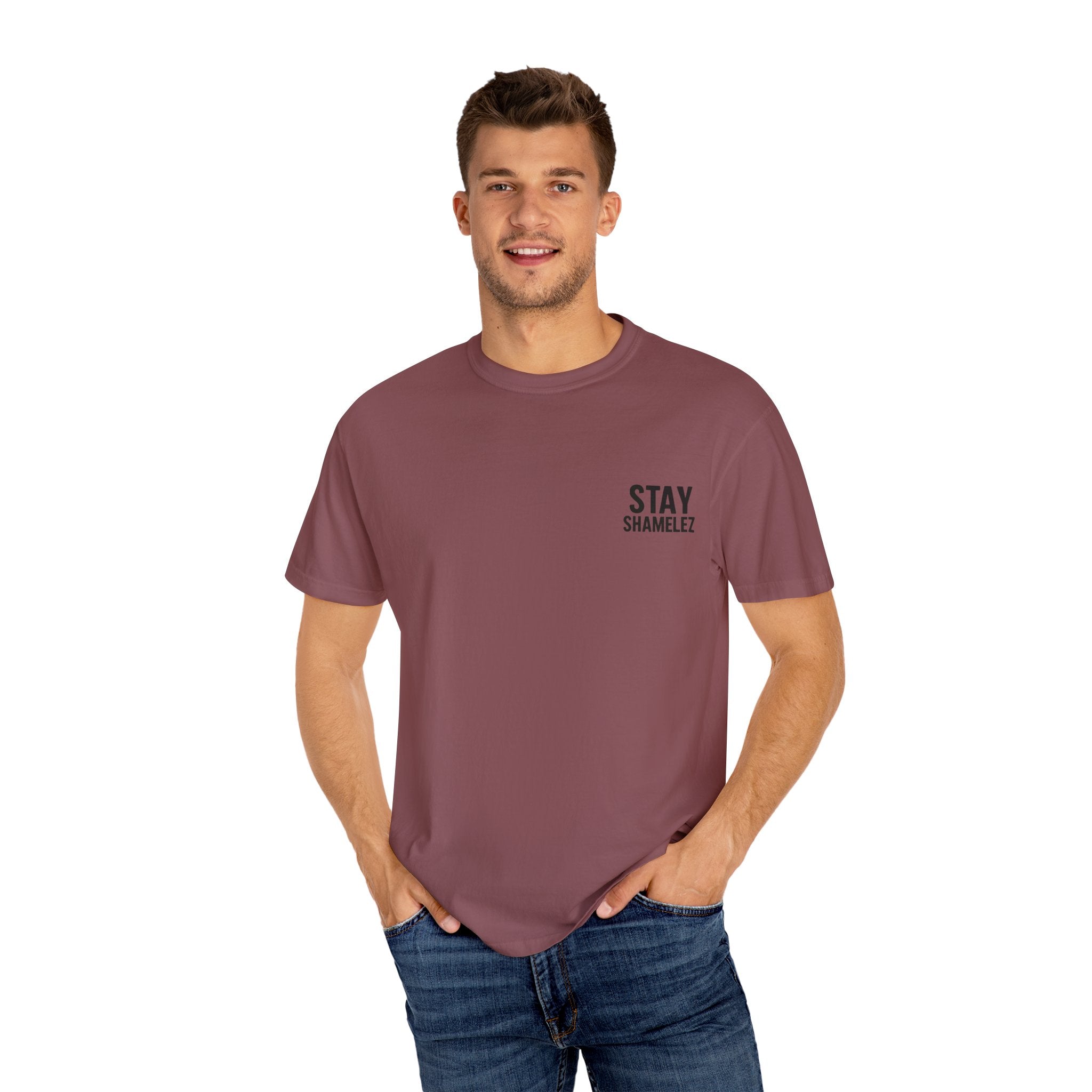 Stay Shamelez Unisex Garment-Dyed T-Shirt