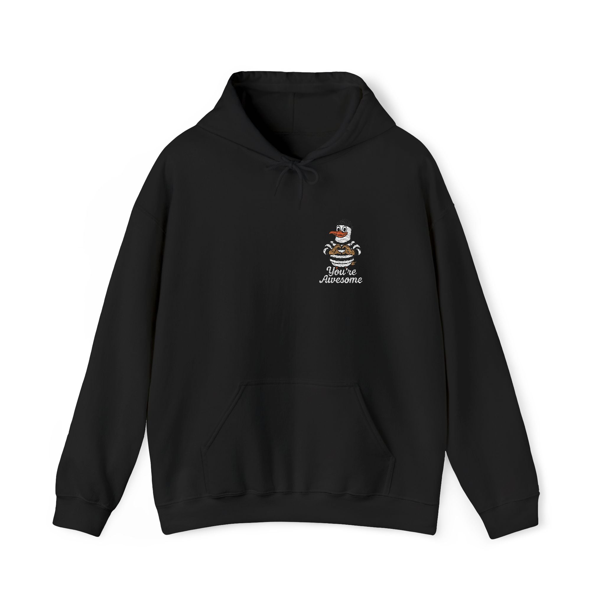 „You‘re awesome“ Duck Unisex Hooded Sweatshirt