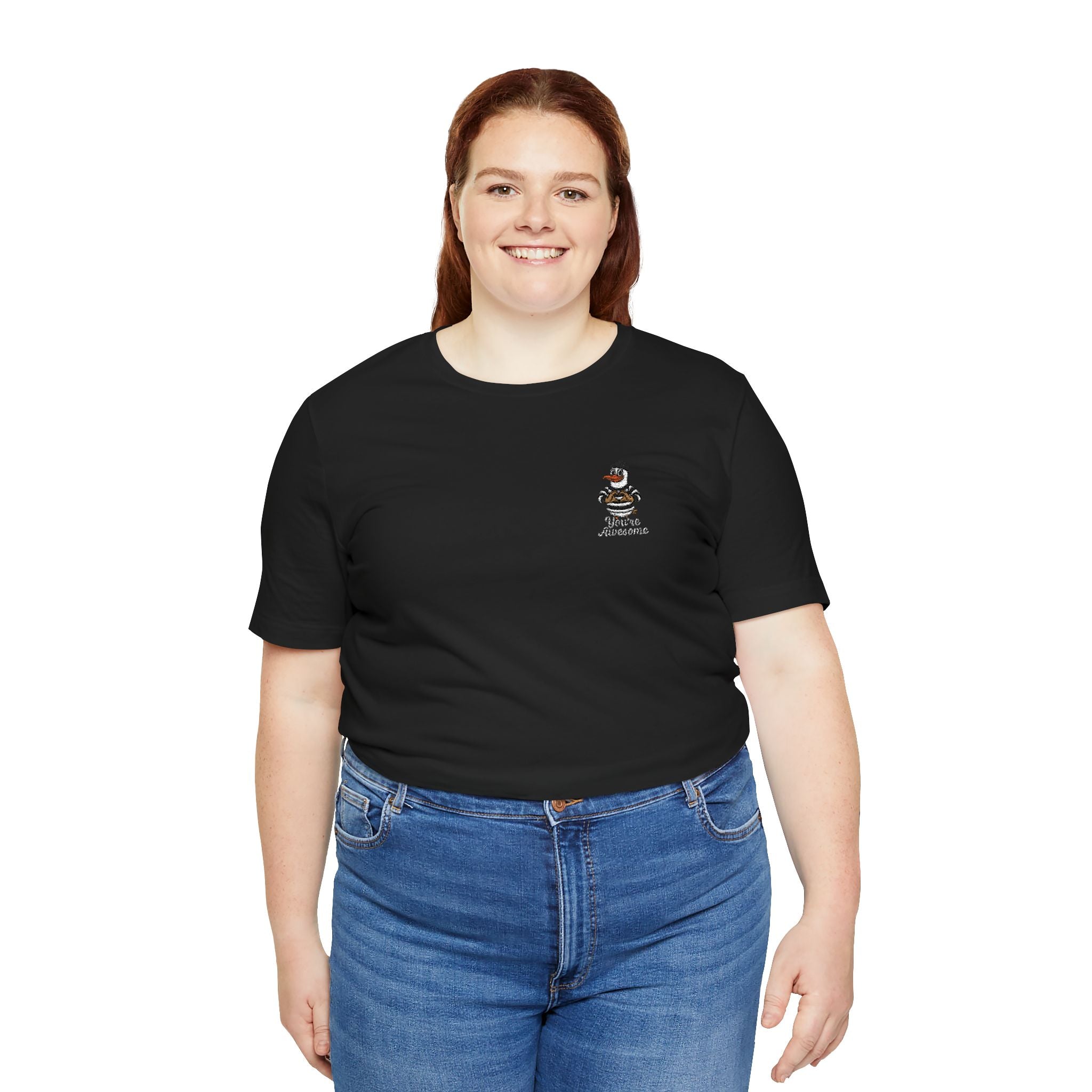 „you’re awesome“ Duck Tee for Casual Wear