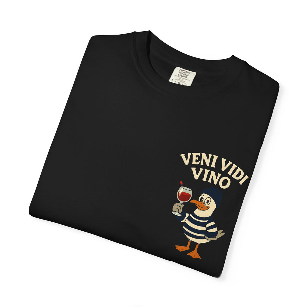 Veni vidi vino- Duck T-shirt Unisex