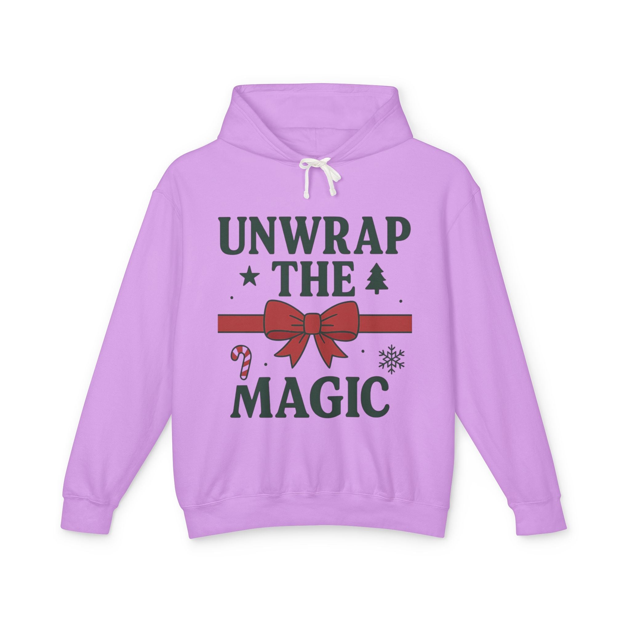 Unisex Lightweight Hooded Sweatshirt - Unwrap the Magic