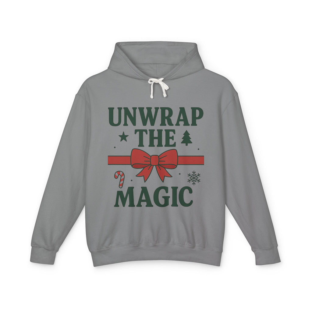 Unisex Lightweight Hooded Sweatshirt - Unwrap the Magic