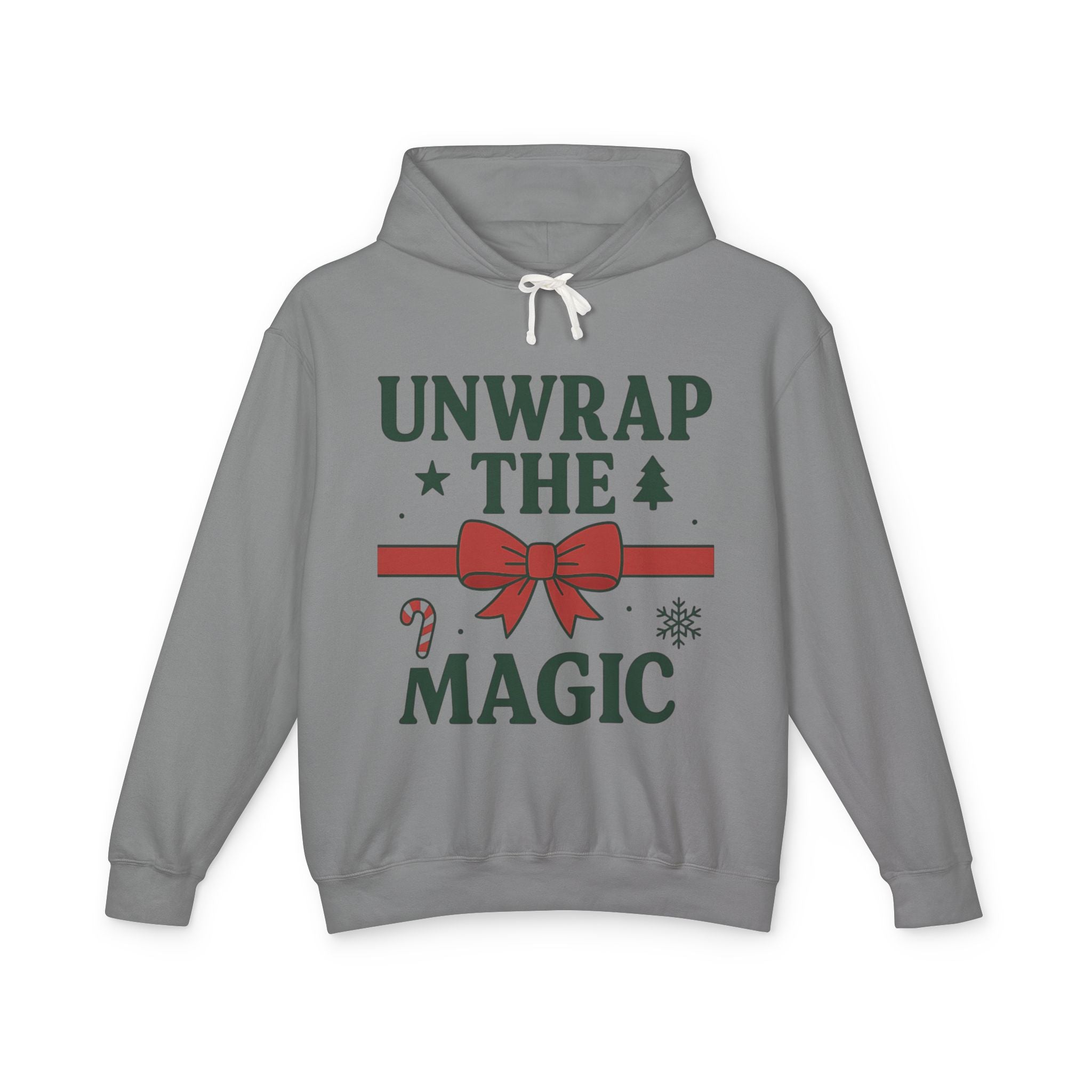 Unisex Lightweight Hooded Sweatshirt - Unwrap the Magic