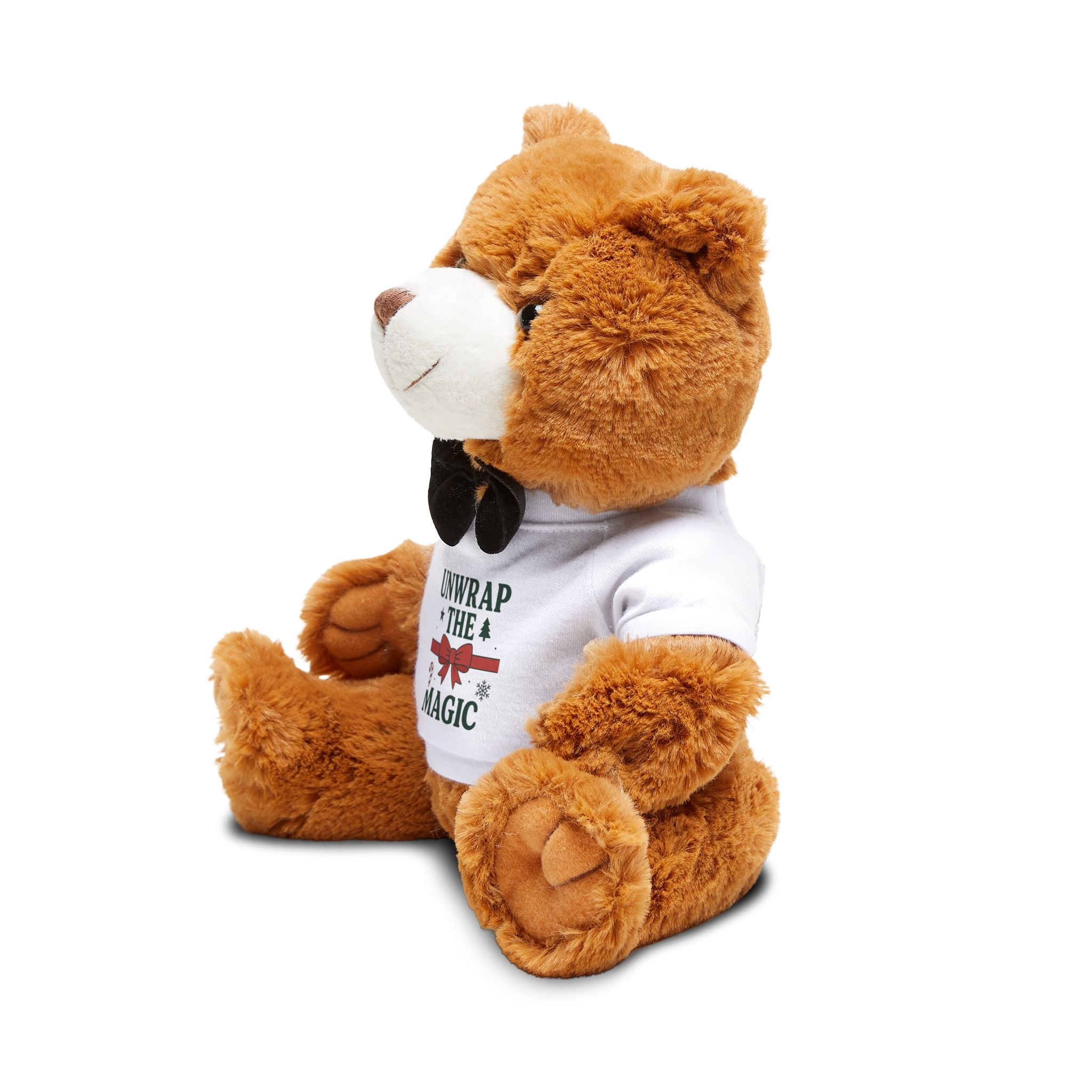 Magical Teddy Bear with T-Shirt, Unwrap the Magic Gift, Cute Plush Toy