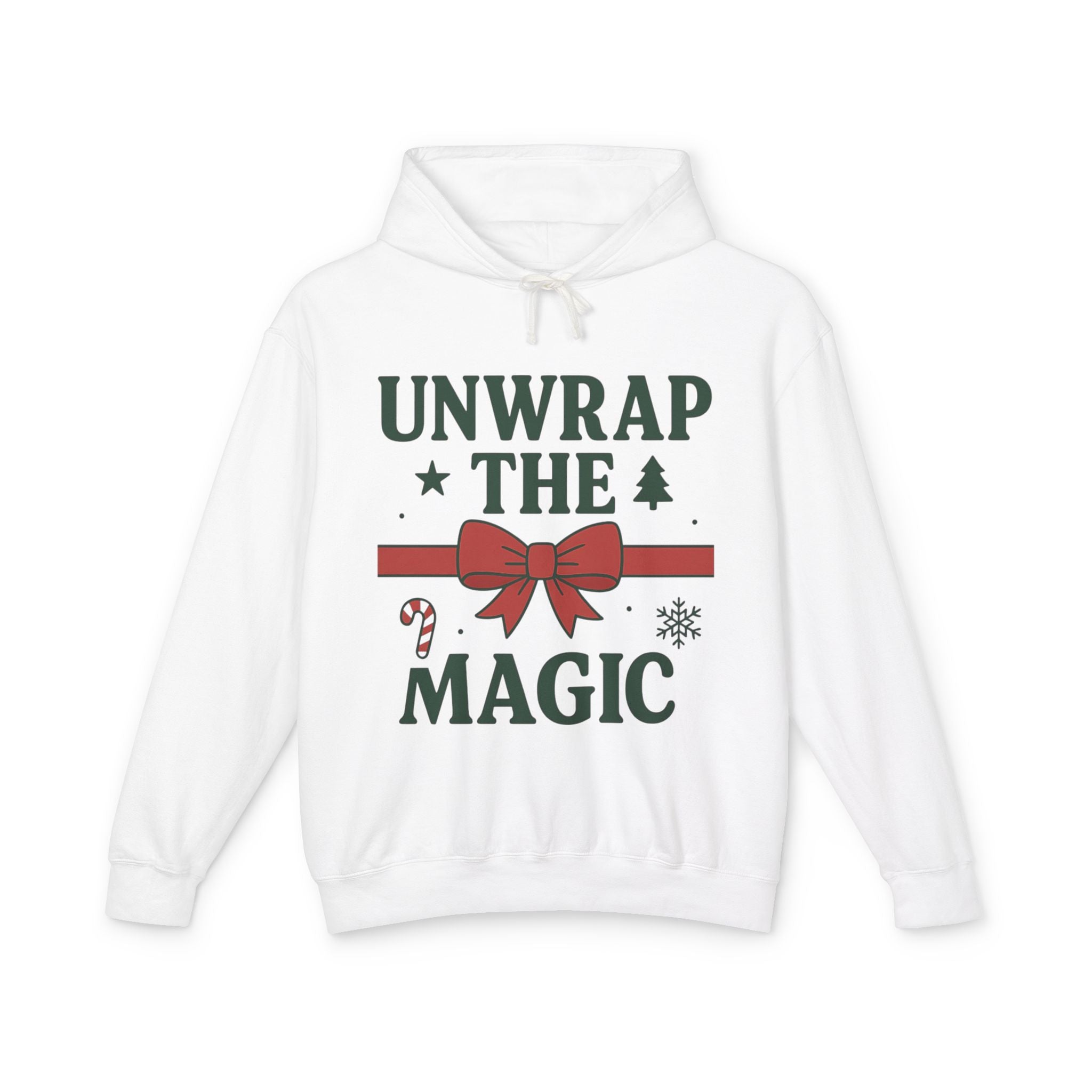 Unisex Lightweight Hooded Sweatshirt - Unwrap the Magic