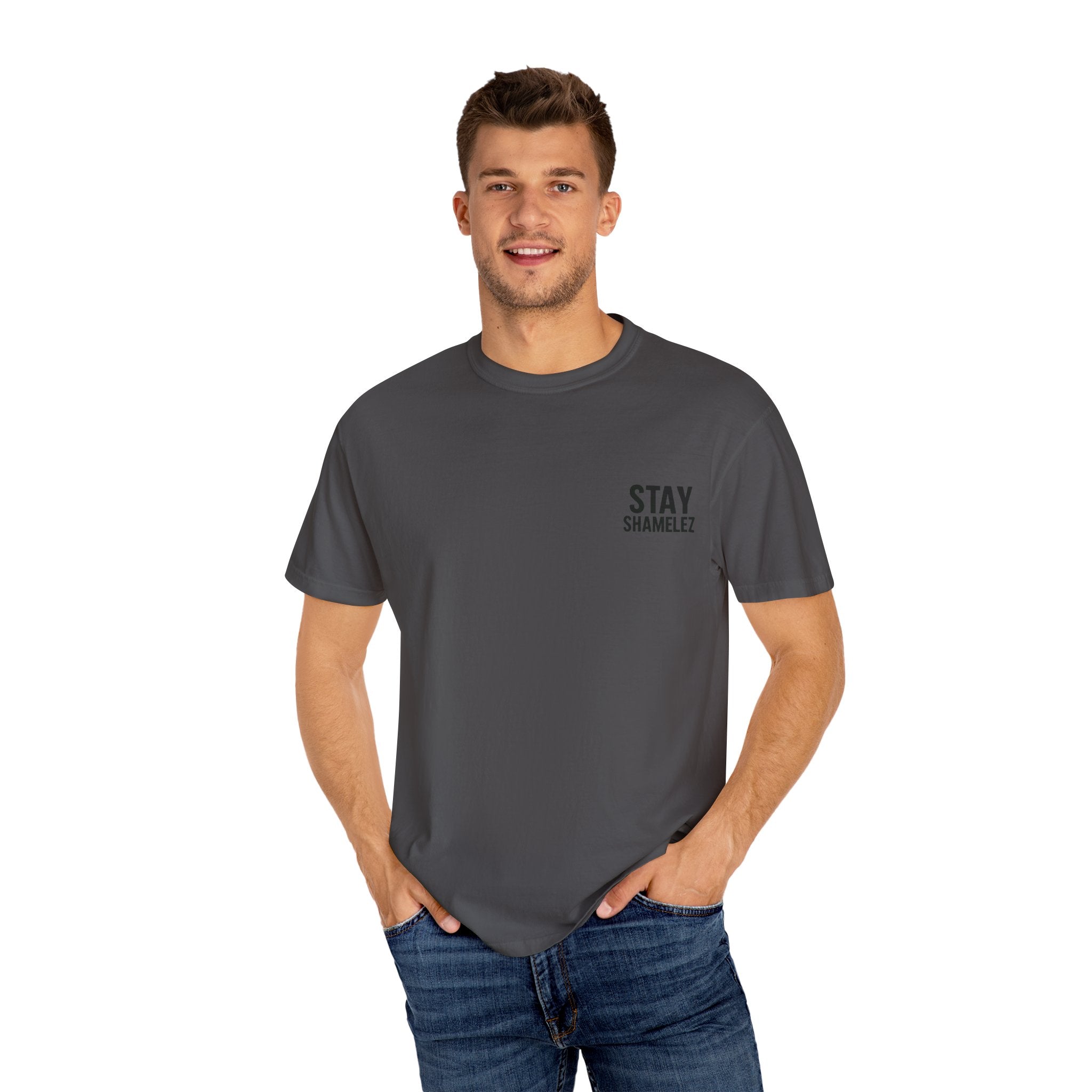 Stay Shamelez Unisex Garment-Dyed T-Shirt