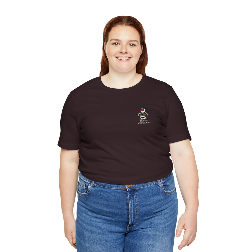 „you’re awesome“ Duck Tee for Casual Wear