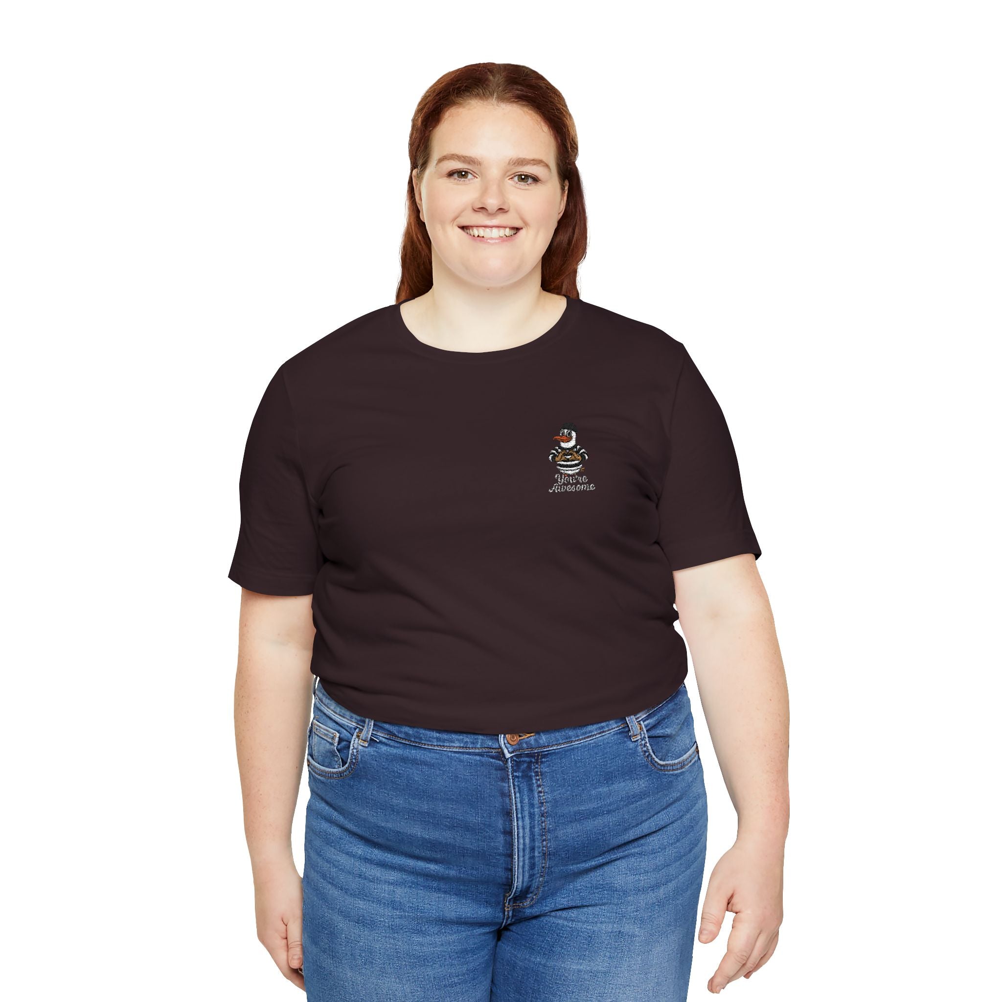„you’re awesome“ Duck Tee for Casual Wear