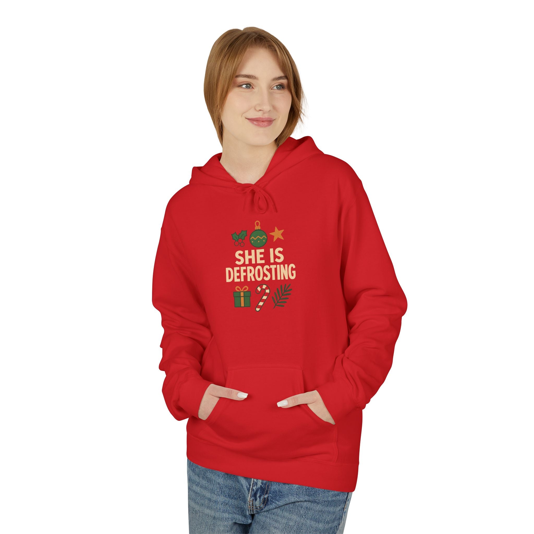 Unisex - She's defrosting christmas Hoodie