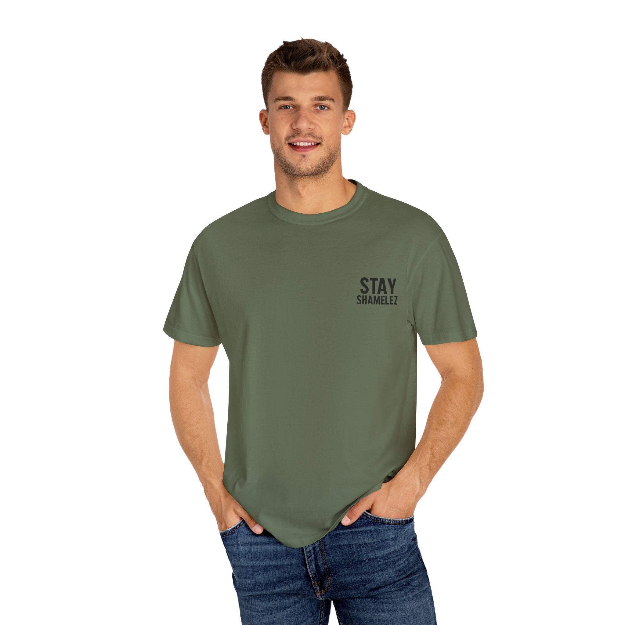 Stay Shamelez Unisex Garment-Dyed T-Shirt