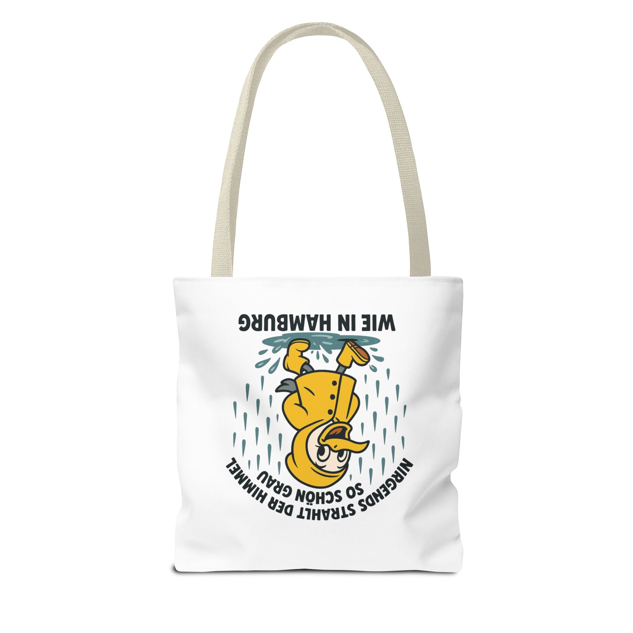 Whimsical Hamburg Rainy Day Tote Bag