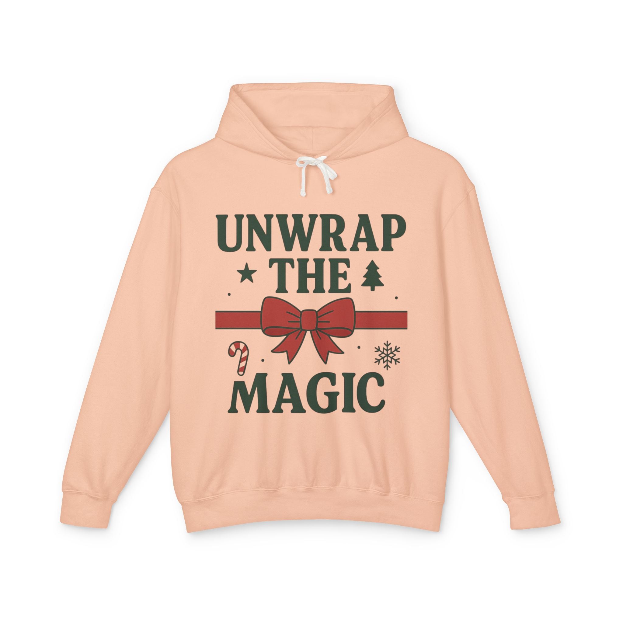Unisex Lightweight Hooded Sweatshirt - Unwrap the Magic