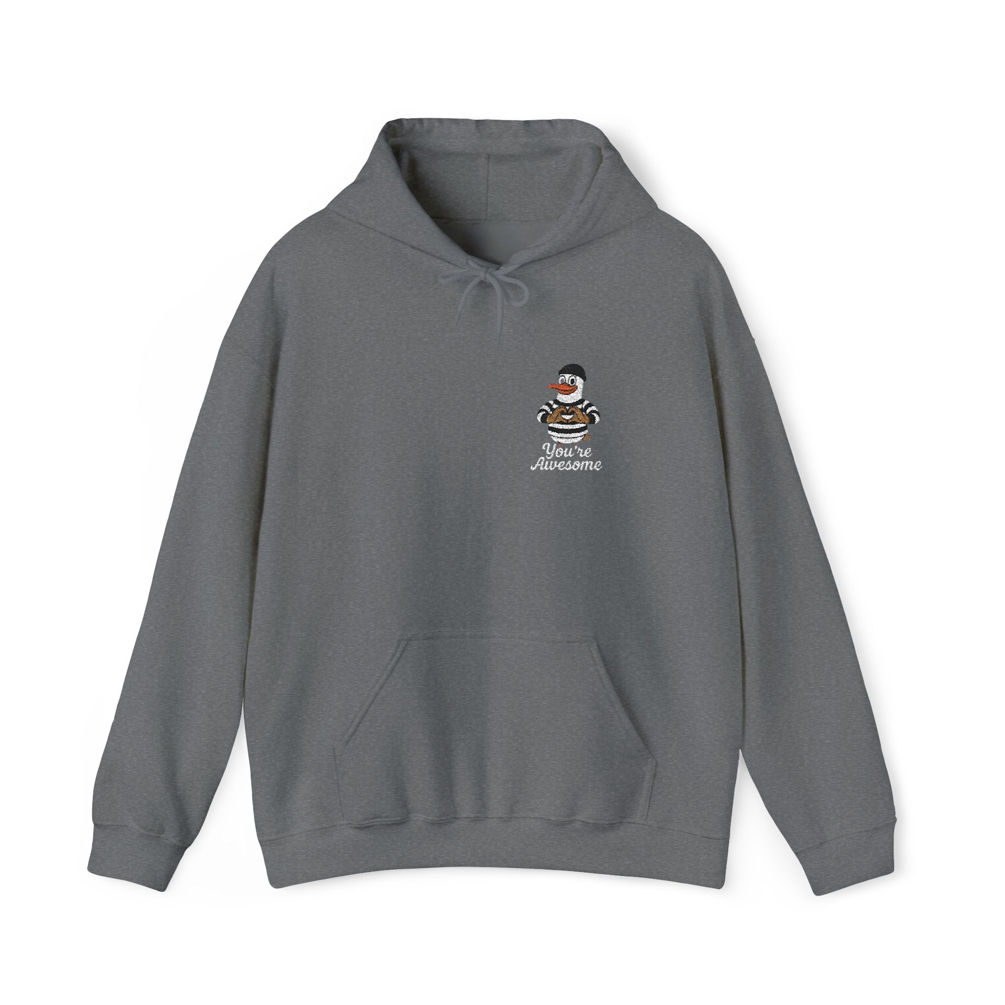 „You‘re awesome“ Duck Unisex Hooded Sweatshirt