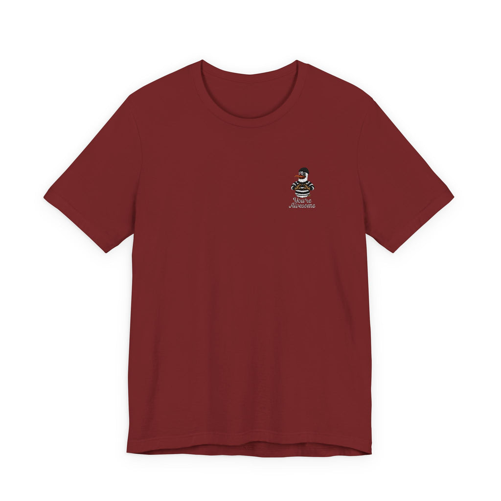 „you’re awesome“ Duck Tee for Casual Wear