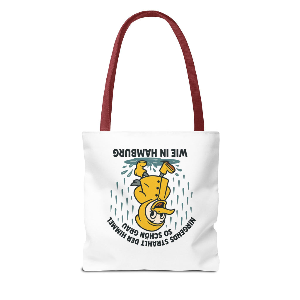 Whimsical Hamburg Rainy Day Tote Bag