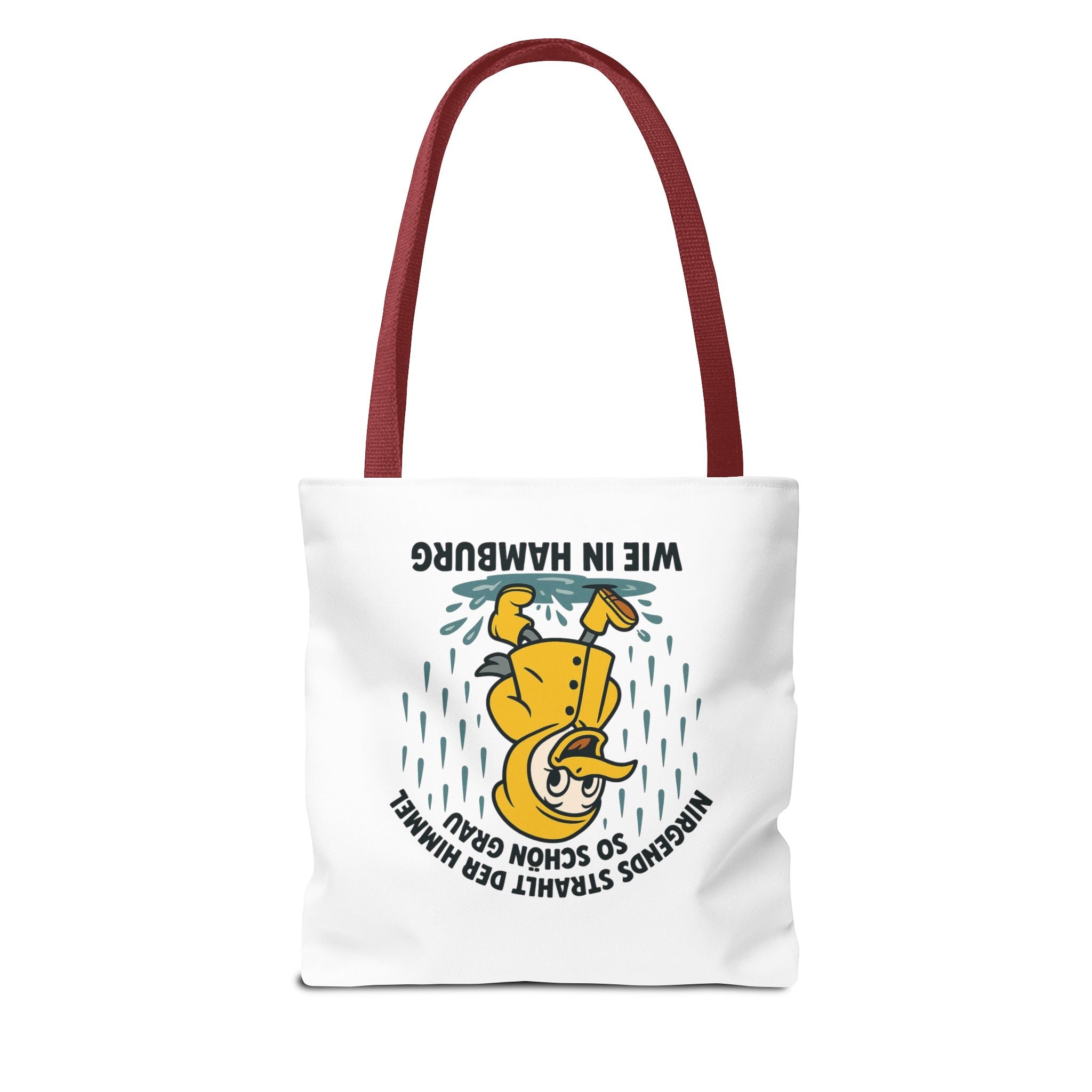 Whimsical Hamburg Rainy Day Tote Bag