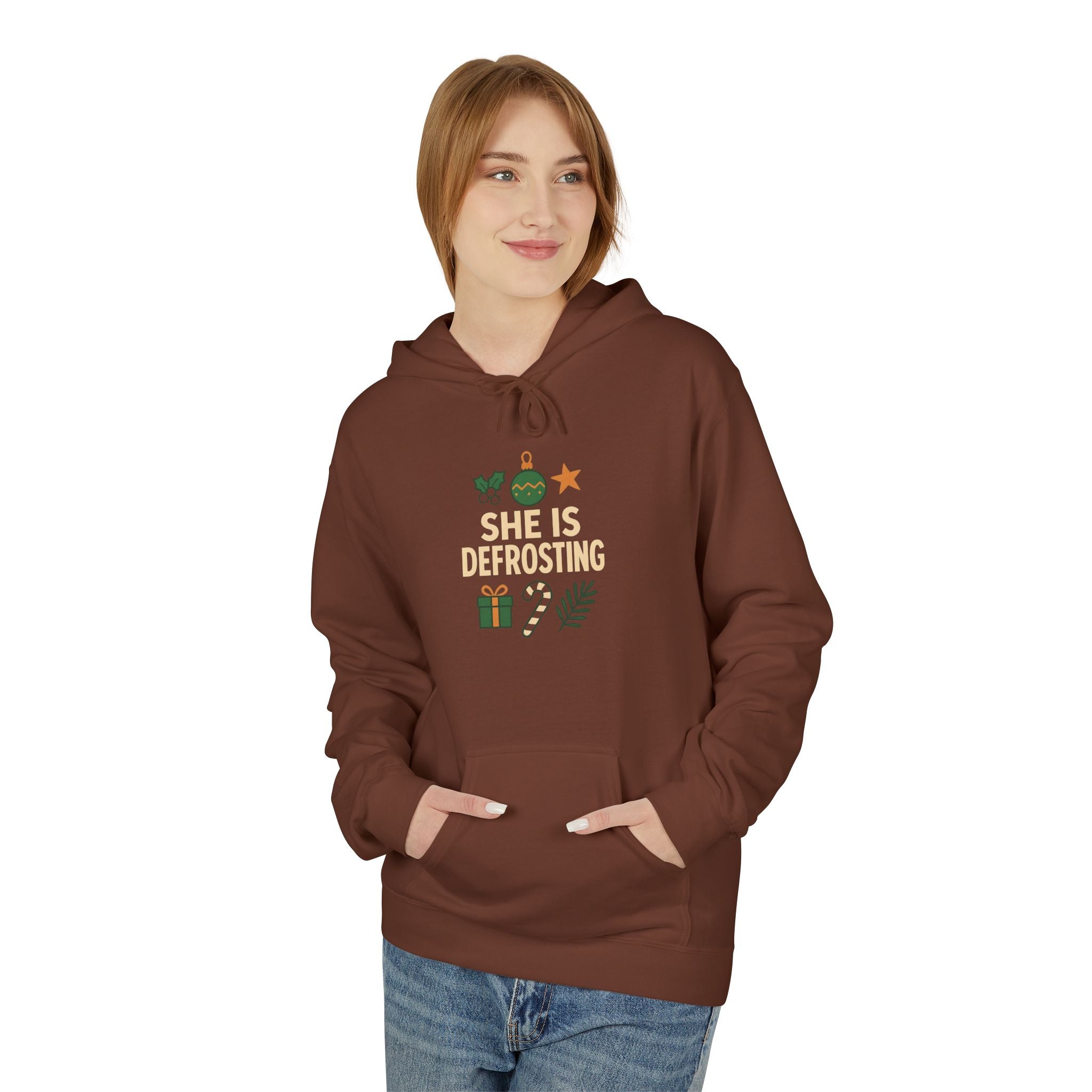Unisex - She's defrosting christmas Hoodie