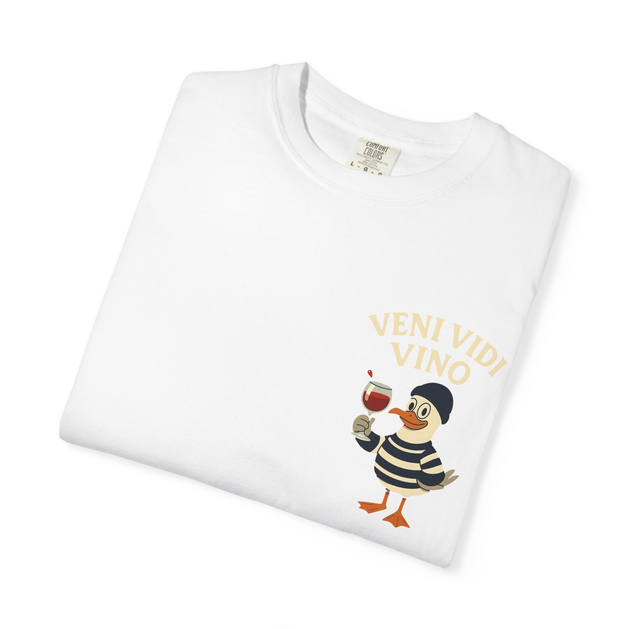 Veni vidi vino- Duck T-shirt Unisex