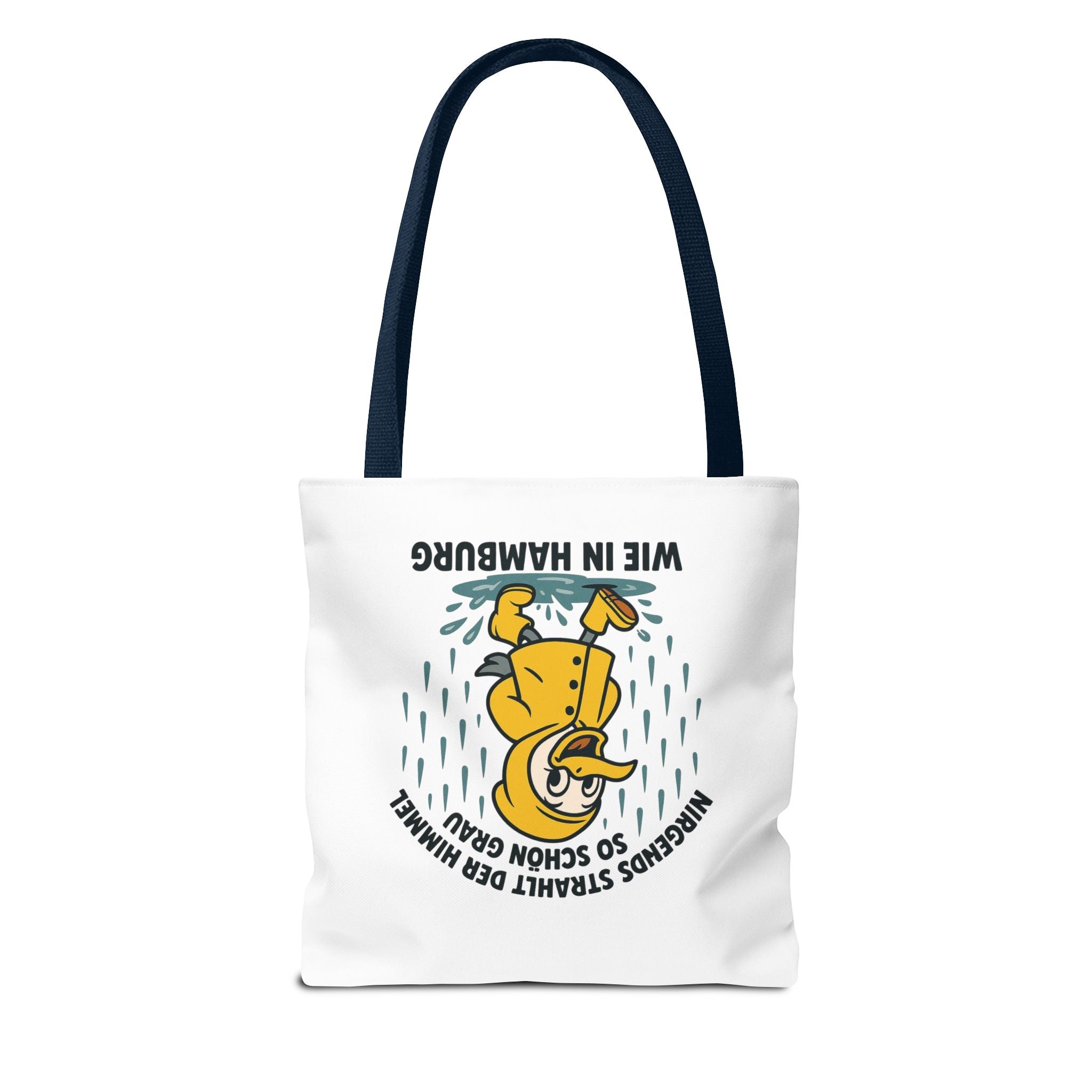 Whimsical Hamburg Rainy Day Tote Bag