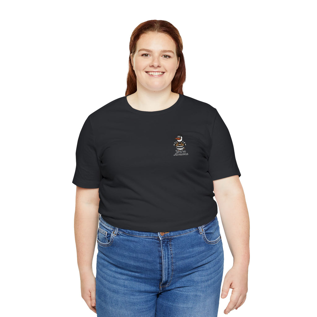 „you’re awesome“ Duck Tee for Casual Wear